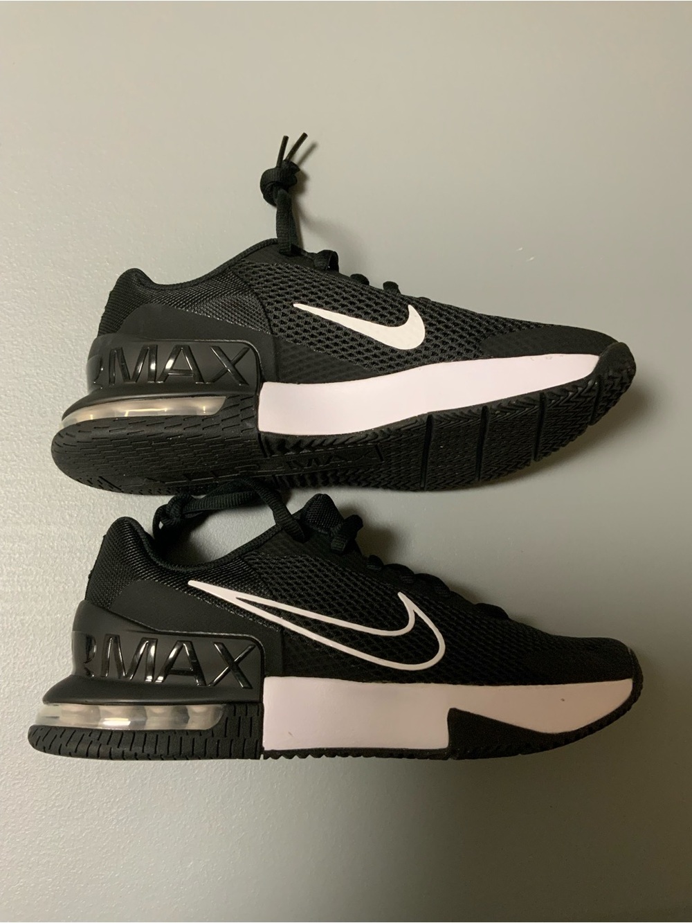 Nike Black and White Air Max Style Sneakers